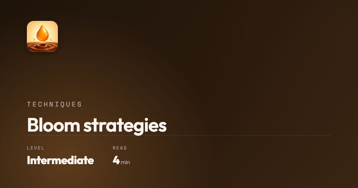 Bloom strategies — Gota