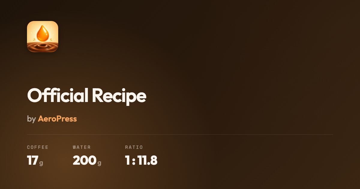 Offizielles Rezept