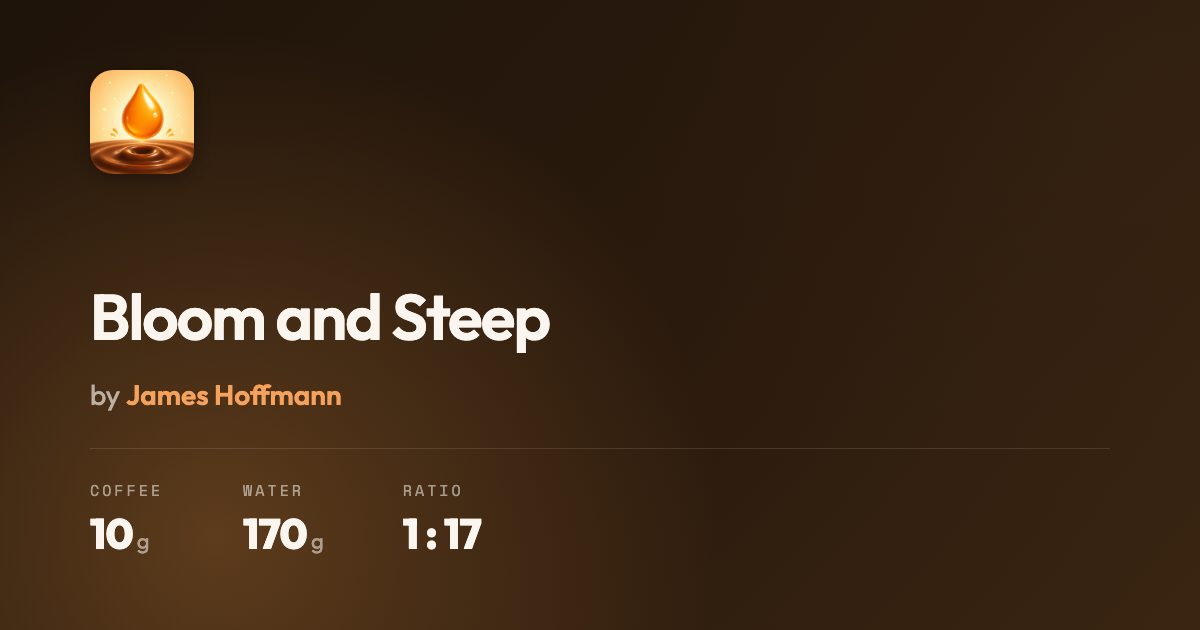 Bloom and Steep