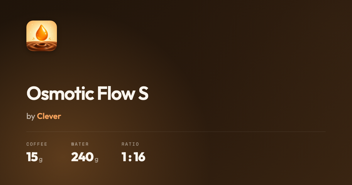 Osmotic Flow S