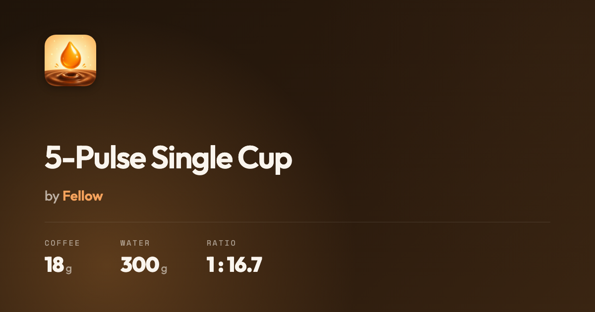 5-Pulse Single Cup