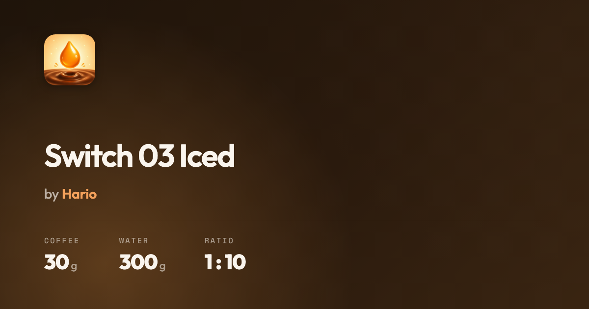 Switch 03 Iced